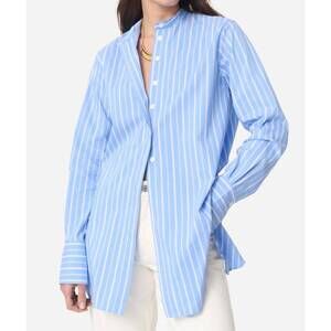 NEW VANESSABRUNO feline shirt in bleu